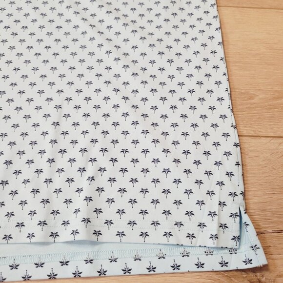 Briar Ridge Country Club Golf Polo Shirt Mens Lg Antigua Blue Palm Trees - Picture 2 of 5